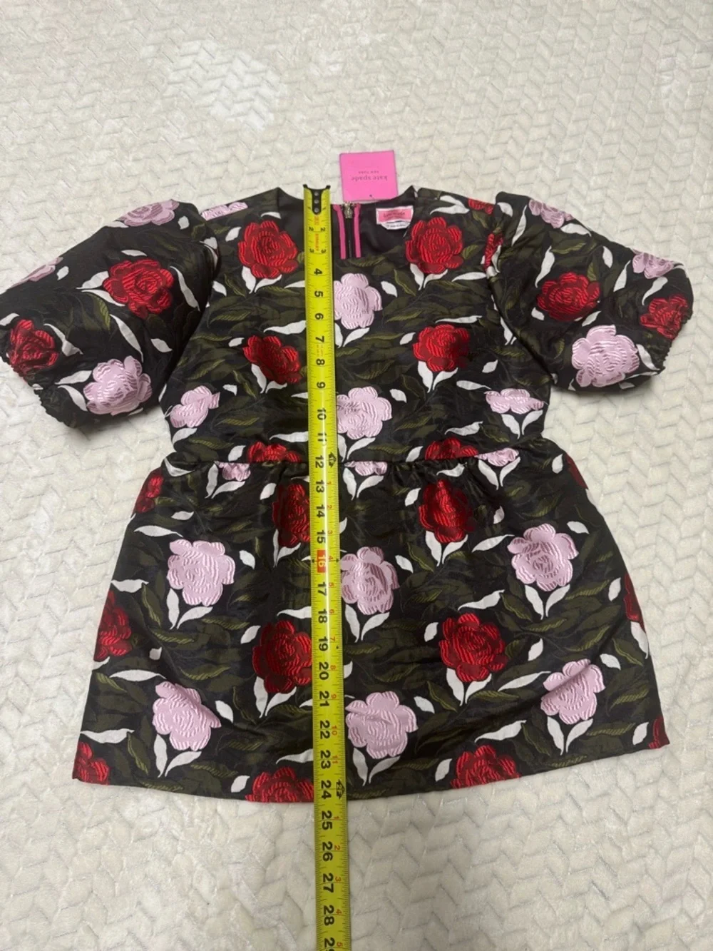 KATE SPADE Rose Garden Brocade Top WOMENS SIZE 2